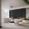 open concept lounge with fireside seating