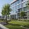 outdoor grills near grassy lawn with water views