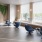 long window bench and tables and chairs in clubhouse